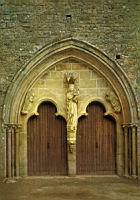 Paimpont (35) - Eglise abbatiale - Portail